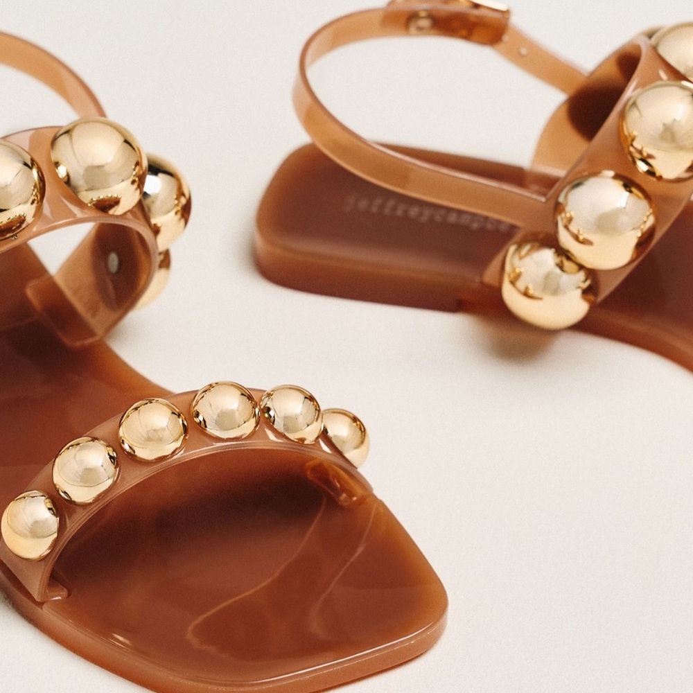 Sam Edelman Gum Drop Studded Jelly Sandal - Picture 3 of 3